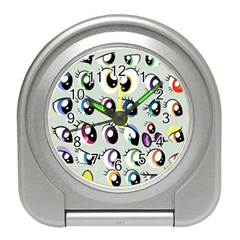 Eyes  Pattern Travel Alarm Clocks