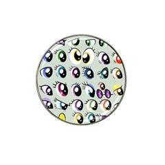 Eyes  Pattern Hat Clip Ball Marker (10 pack)