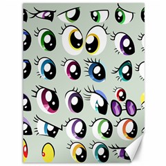 Eyes  Pattern Canvas 36  X 48   by Sapixe