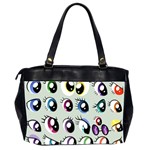 Eyes  Pattern Office Handbags (2 Sides)  Back