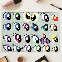 Eyes  Pattern Cosmetic Bag (XXL) 