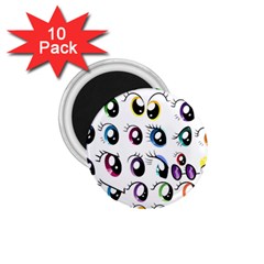 Eyes  Pattern 1 75  Magnets (10 Pack)  by Sapixe