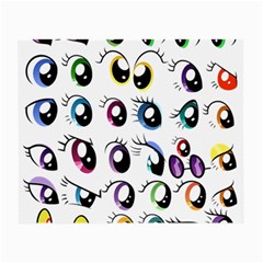 Eyes  Pattern Small Glasses Cloth by Sapixe