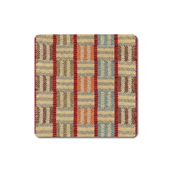 Fabric Pattern Square Magnet