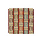 Fabric Pattern Square Magnet Front