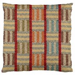 Fabric Pattern Large Cushion Case (one Side) by Sapixe