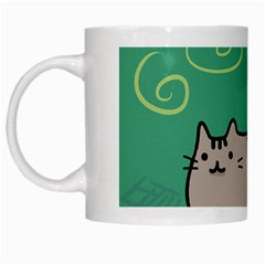 Fat Cat White Mugs