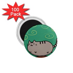 Fat Cat 1 75  Magnets (100 Pack)  by Sapixe