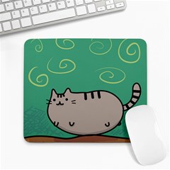 Fat Cat Large Mousepads by Sapixe