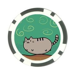 Fat Cat Poker Chip Card Guard by Sapixe