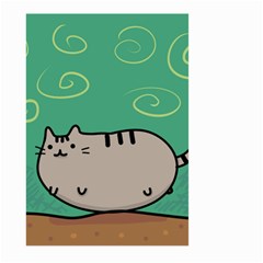 Fat Cat Large Garden Flag (two Sides) by Sapixe