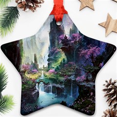 Fantastic World Fantasy Painting Ornament (star) by Sapixe