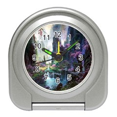 Fantastic World Fantasy Painting Travel Alarm Clocks by Sapixe