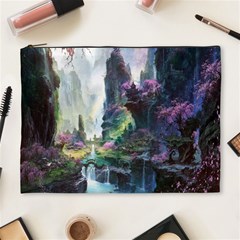 Fantastic World Fantasy Painting Cosmetic Bag (xl) by Sapixe