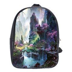 Fantastic World Fantasy Painting School Bag (xl) by Sapixe