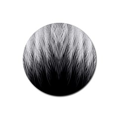 Feather Graphic Design Background Rubber Round Coaster (4 Pack)  by Sapixe