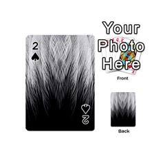 Feather Graphic Design Background Playing Cards 54 (mini)  by Sapixe