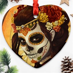 Fantasy Girl Art Ornament (heart) by Sapixe