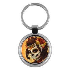 Fantasy Girl Art Key Chains (round)  by Sapixe