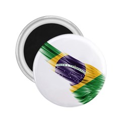 Flag Of Brazil 2 25  Magnets by Sapixe