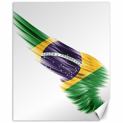 Flag Of Brazil Canvas 16  X 20   by Sapixe