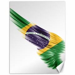 Flag Of Brazil Canvas 18  X 24   by Sapixe