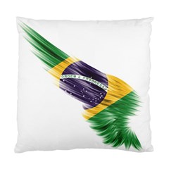 Flag Of Brazil Standard Cushion Case (two Sides) by Sapixe