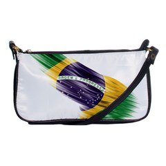 Flag Of Brazil Shoulder Clutch Bags by Sapixe