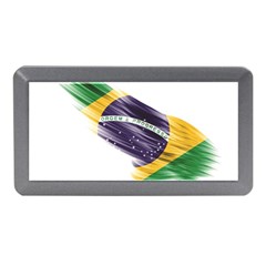 Flag Of Brazil Memory Card Reader (mini) by Sapixe