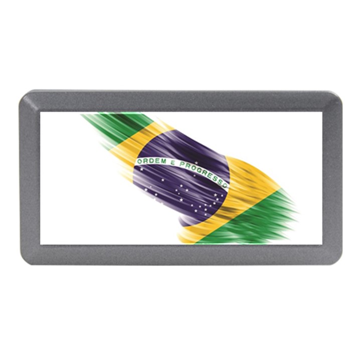 Flag Of Brazil Memory Card Reader (Mini)