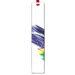 Flag Of Brazil Large Book Marks by Sapixe