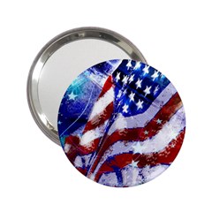 Flag Usa United States Of America Images Independence Day 2 25  Handbag Mirrors by Sapixe