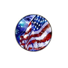 Flag Usa United States Of America Images Independence Day Hat Clip Ball Marker (4 Pack) by Sapixe