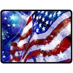 Flag Usa United States Of America Images Independence Day Fleece Blanket (Large)  80 x60  Blanket Front