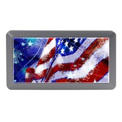 Flag Usa United States Of America Images Independence Day Memory Card Reader (mini) by Sapixe