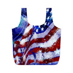 Flag Usa United States Of America Images Independence Day Full Print Recycle Bags (m)  by Sapixe