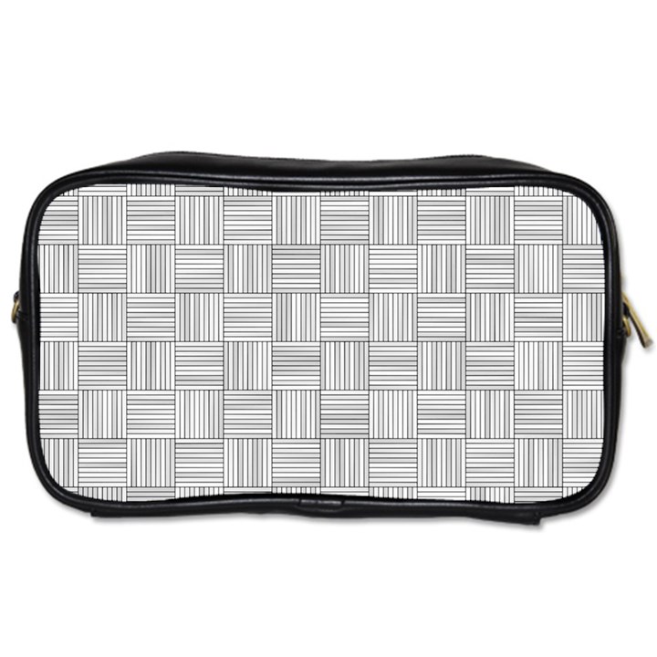 Flooring Household Pattern Toiletries Bags 2-Side