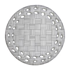 Flooring Household Pattern Round Filigree Ornament (two Sides) by Sapixe