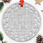 Flooring Household Pattern Round Filigree Ornament (Two Sides) Back