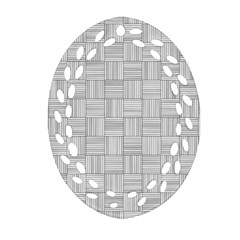 Flooring Household Pattern Oval Filigree Ornament (two Sides) by Sapixe