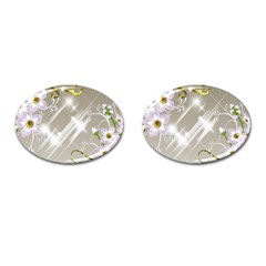 Floral Delight Cufflinks (oval)