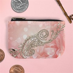 Wonderful Soft Flowers With Floral Elements Mini Coin Purses by FantasyWorld7