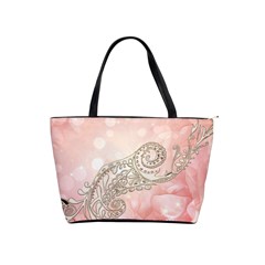 Wonderful Soft Flowers With Floral Elements Shoulder Handbags by FantasyWorld7