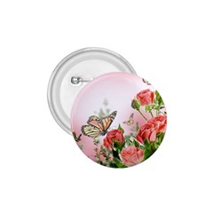 Flora Butterfly Roses 1 75  Buttons by Sapixe