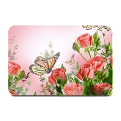 Flora Butterfly Roses Plate Mats by Sapixe