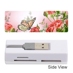 Flora Butterfly Roses Memory Card Reader (stick)  by Sapixe