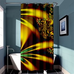 Floral Design Computer Digital Art Design Illustration Shower Curtain 36  X 72  (stall)  by Sapixe