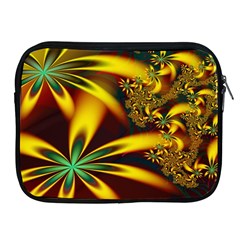 Floral Design Computer Digital Art Design Illustration Apple Ipad 2/3/4 Zipper Cases by Sapixe