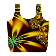 Floral Design Computer Digital Art Design Illustration Full Print Recycle Bags (l)  by Sapixe