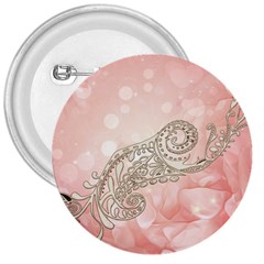 Wonderful Soft Flowers With Floral Elements 3  Buttons by FantasyWorld7